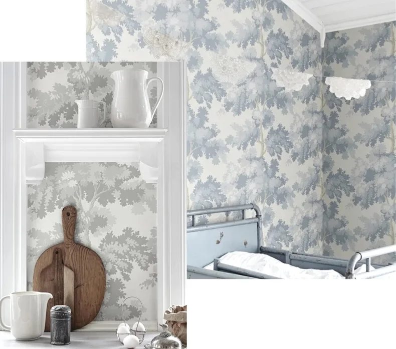 scandinavian forest wallpapers